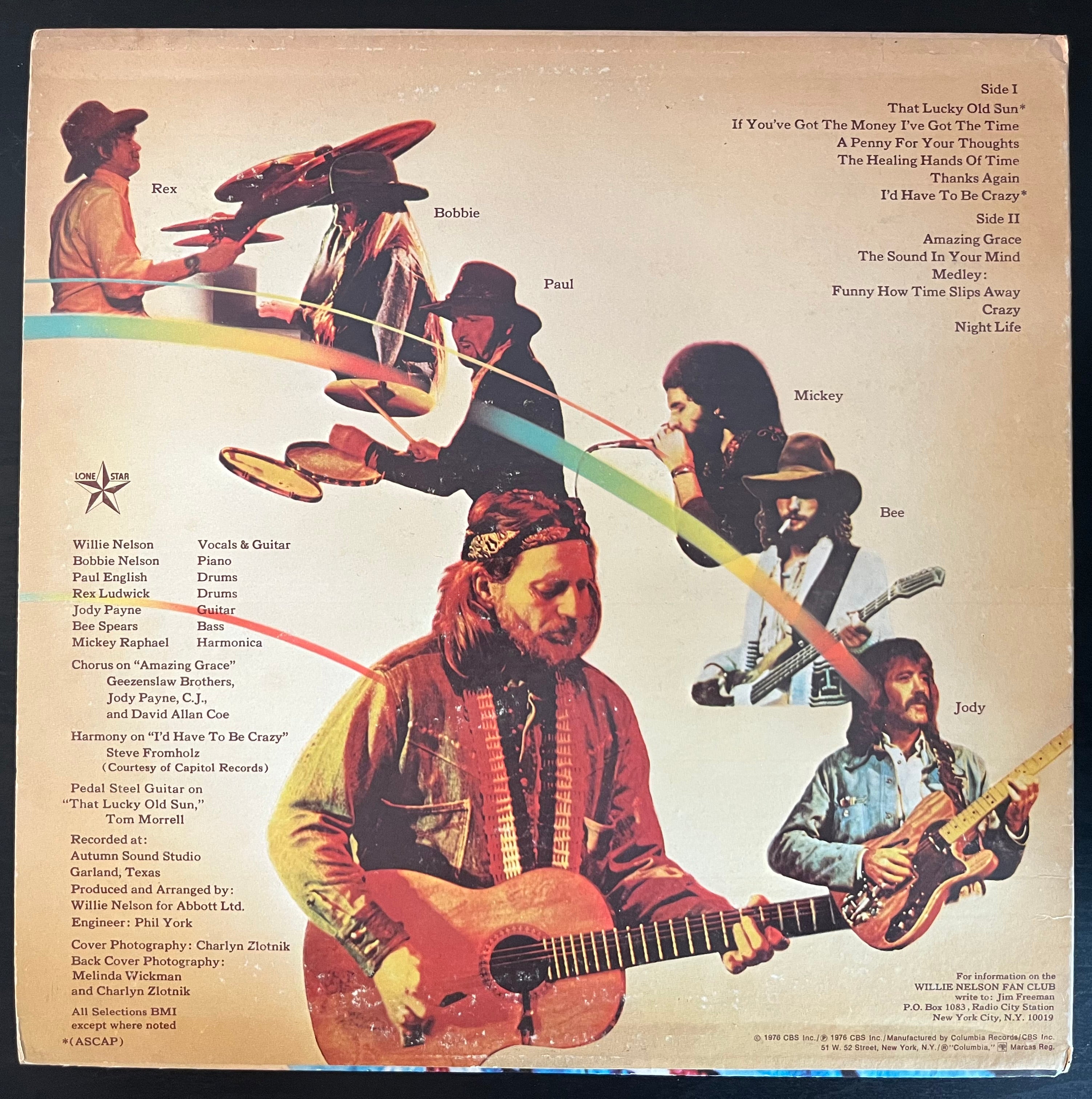 The Sound In Your Mind (1976) - Willie Nelson KC 34092