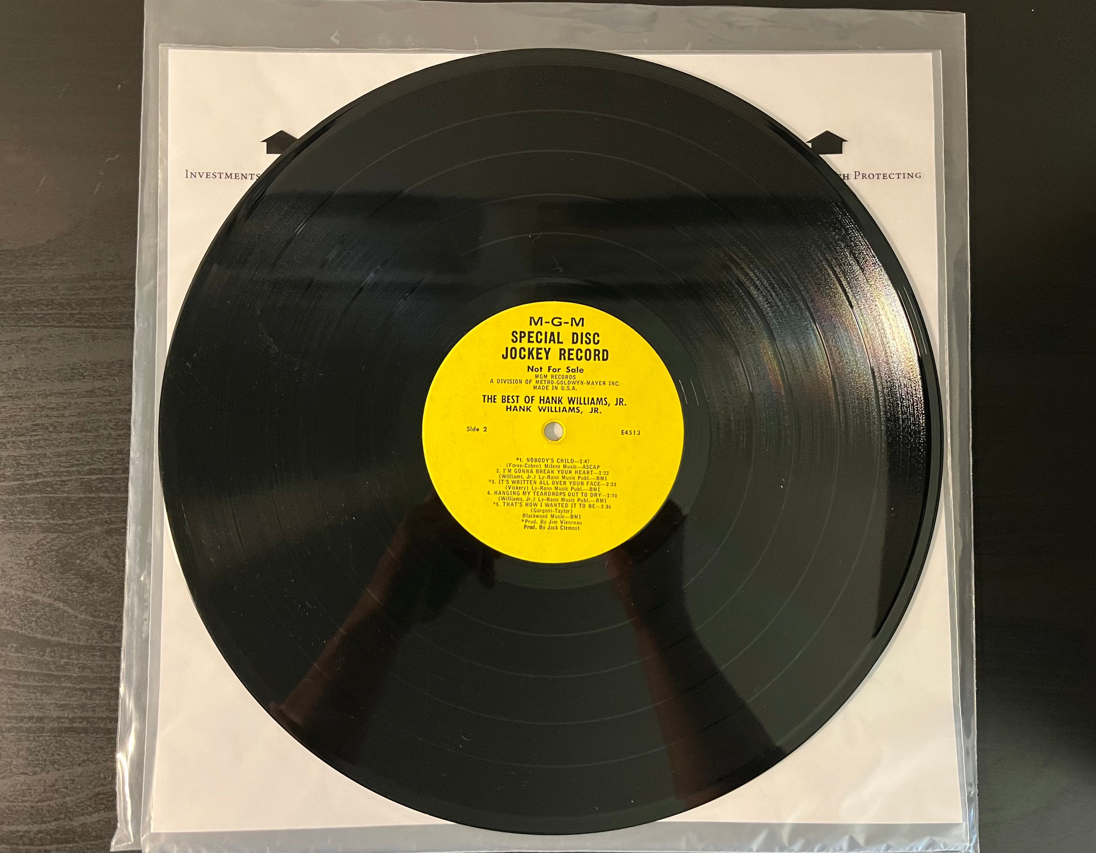 The Best Of Hank Williams, JR. (1967) - Hank Williams JR. SE 4513
