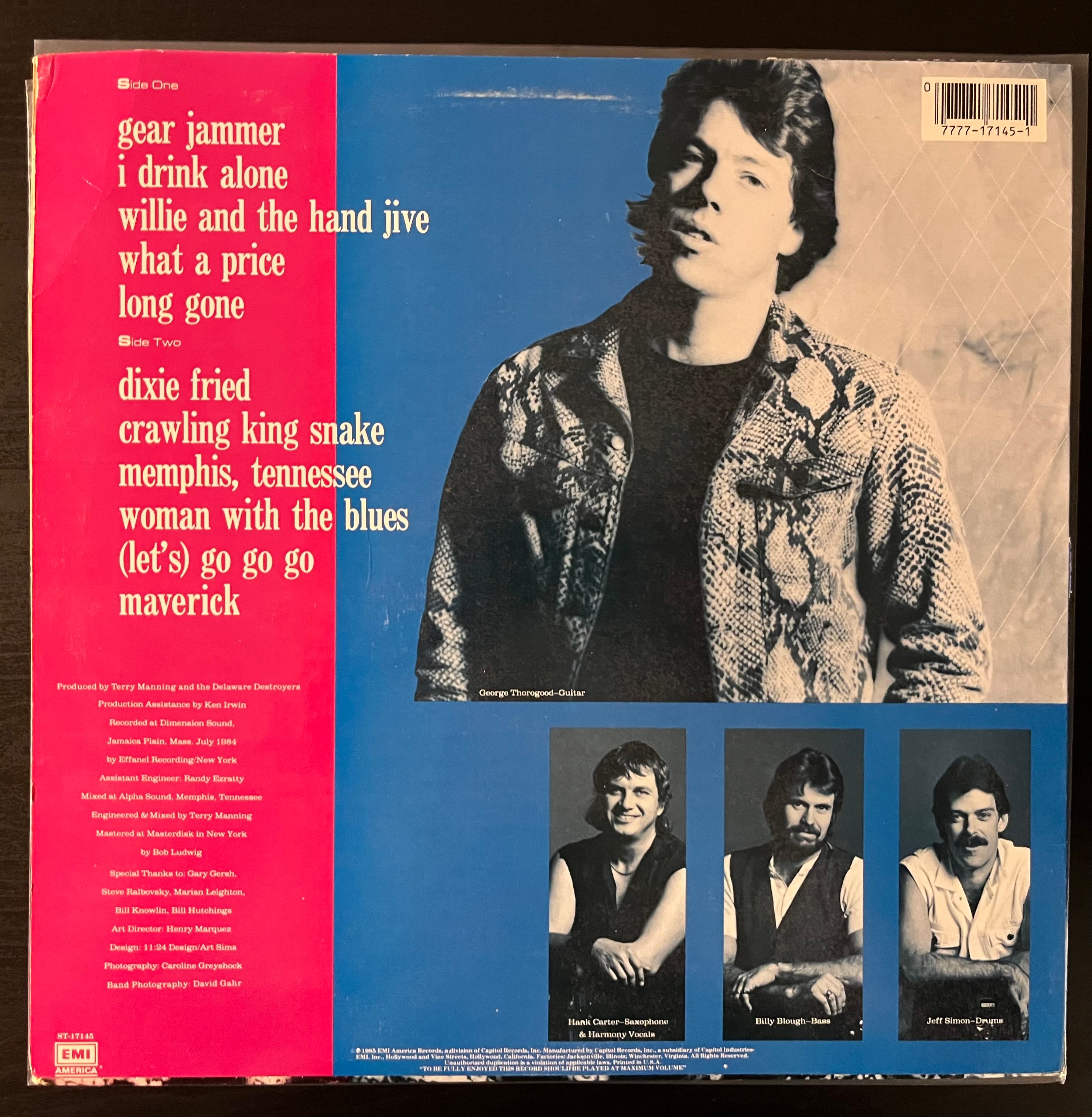 Maverick (1985) - George Thorogood And The Destroyers ST-17145