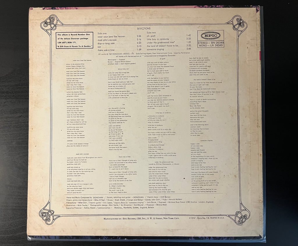 Wear Your Love Like Heaven (1967) - Donovan BN 26349