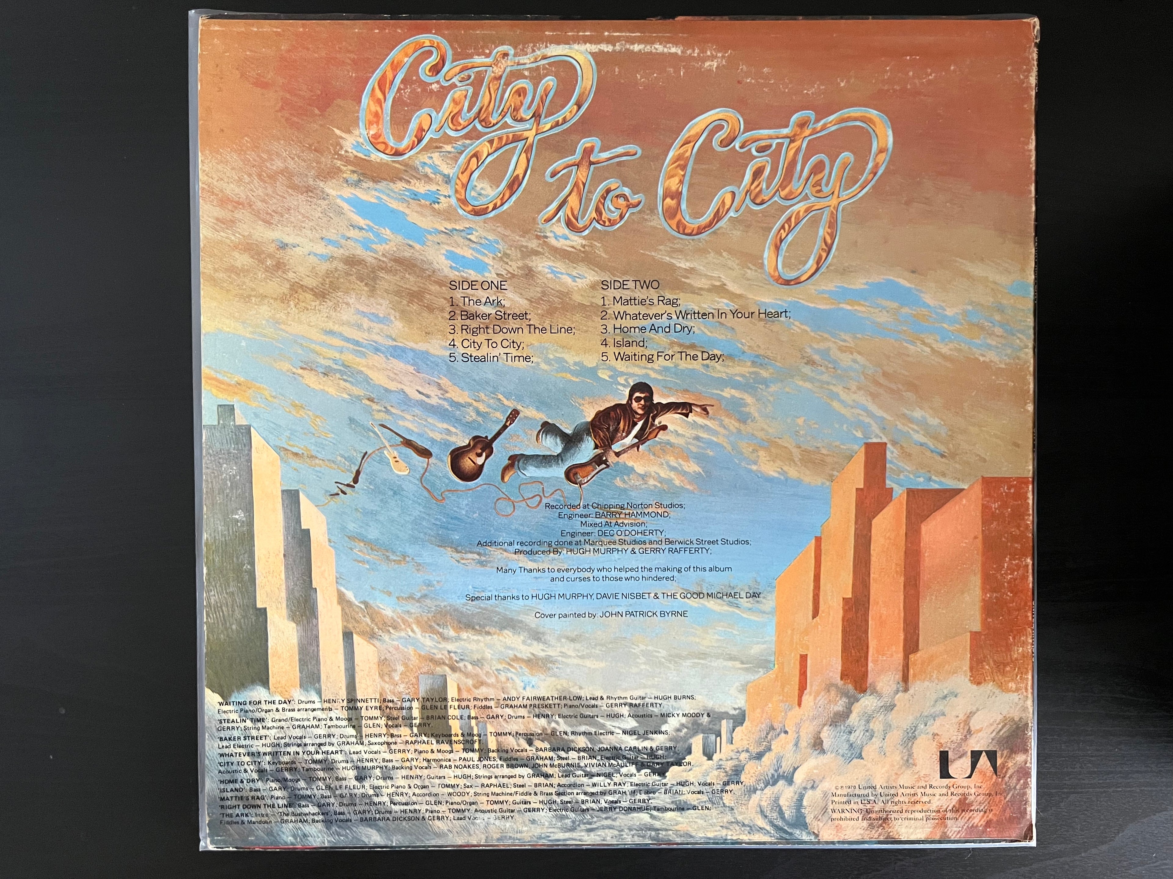 City To City (1978) - Gene Rafferty UA-LA840-G
