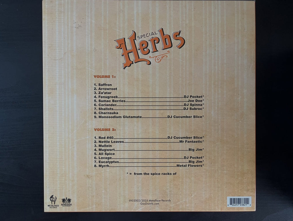 Special Herbs (Vols 1&2) (2025) - Metal Fingers RSE0382-1